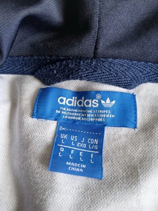 Felpa Adidas con cappuccio taglia L