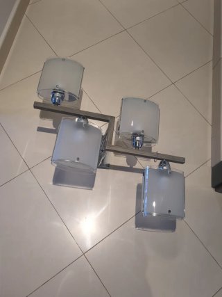 Lámpara de techo moderna 4 focos
