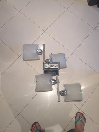 Lámpara de techo moderna 4 focos