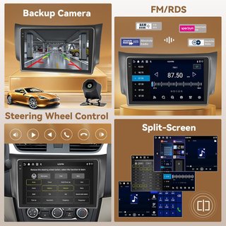 Radio Coche Android 15 Nissan Sylphy Sentra