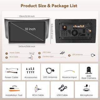Radio Coche Android 15 Nissan Sylphy Sentra