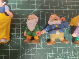 Lote Figuras Disney Blancanieves y 7 Enanitos