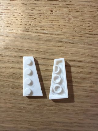 Piezas tipo LEGO 2x4 planas derechas compatibles