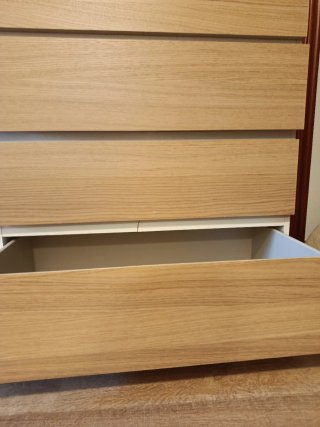 Cómoda Ikea Malm Madera Clara