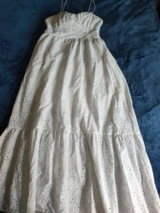 Vestido blanco Zara