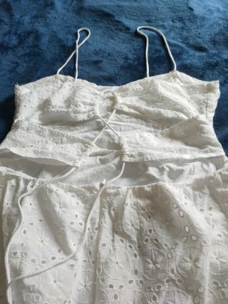 Vestido blanco Zara