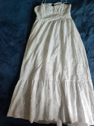 Vestido blanco Zara