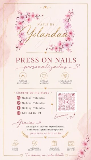 Uñas postizas de gel Personalizadas