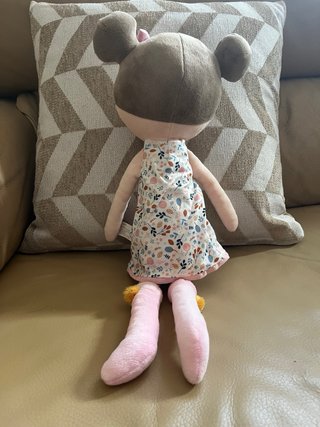 Muñeca de trapo con vestido floral LITTLE DUTCH