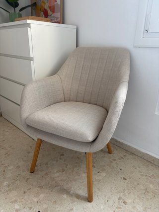 Sillón UDSBJERG tela beige