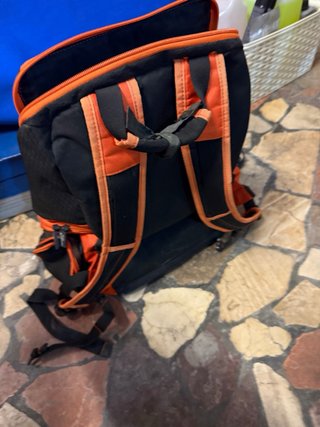 Mochila Cinnetic Pesca Negra/Naranja