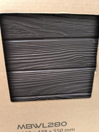 Baúl exterior 280L plástico negro