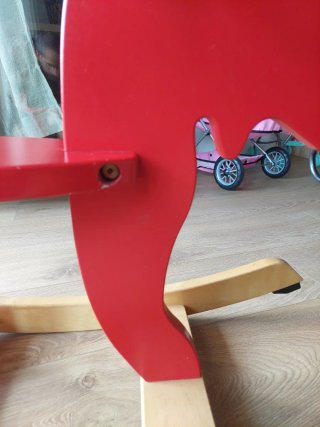 Balancín infantil rojo Ikea