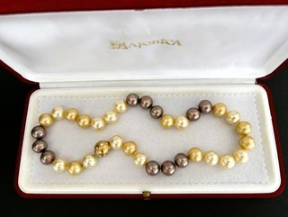 Collar Vintage Perlas Majorica Multicolor