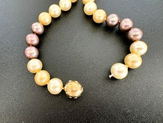 Collar Vintage Perlas Majorica Multicolor