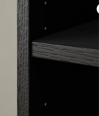 Librería BILLY IKEA Negra Madera