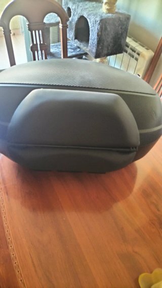 Baúl Shad para 2 cascos con respaldo