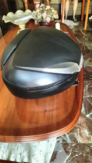 Baúl Shad para 2 cascos con respaldo