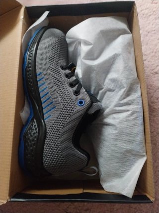 Zapatos de seguridad mujer grises