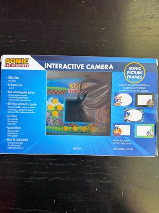 Cámara Interactiva Sonic para Niños