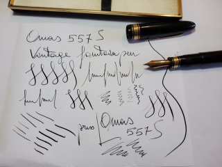 Penna stilografica Omas 557 S Ogiva vintage