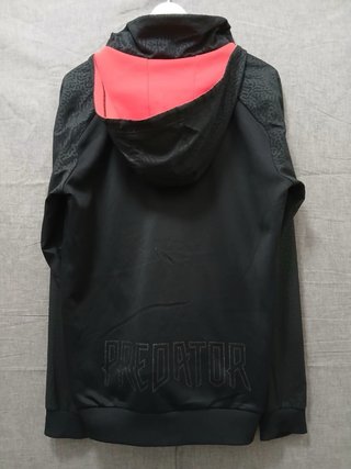 Adidas Felpa Zip XL 15-16y Nero Rosso