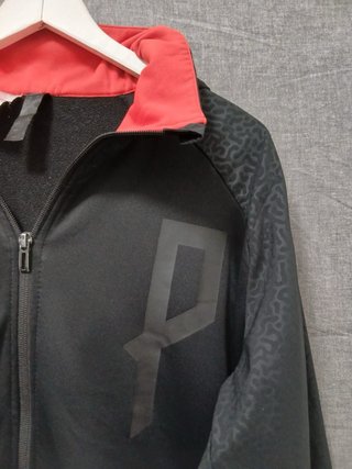 Adidas Felpa Zip XL 15-16y Nero Rosso