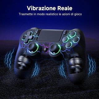 Controller Joystick PS4 compatibile Bluetooth Type
