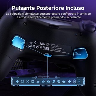 Controller Joystick PS4 compatibile Bluetooth Type