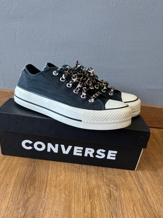 Zapatillas Converse plataforma cordones 39