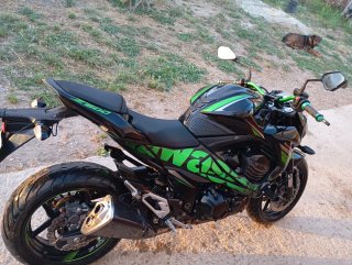 Kawasaki Z800 A2 Negra y Verde