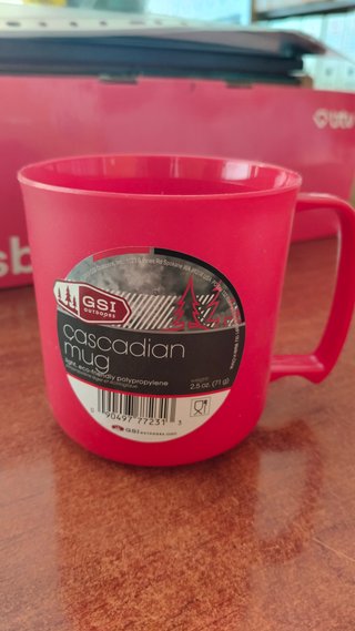Taza GSI Outdoors Cascadian Roja