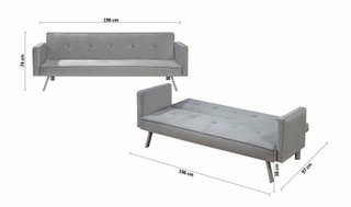 Sofá cama 3 plazas terciopelo  OFerta!