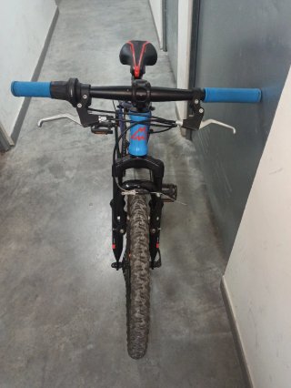 Bicicleta Monty KX5 20 Montaña Azul y Roja