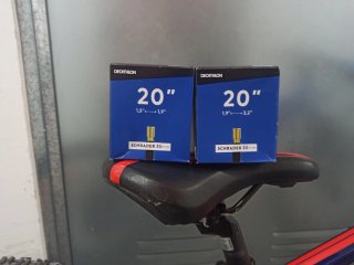 Bicicleta Monty KX5 20 Montaña Azul y Roja
