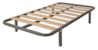Estructura cama individual con somier y patas
