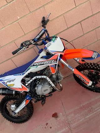 Moto Rebel Master Motocross Naranja/Blanco