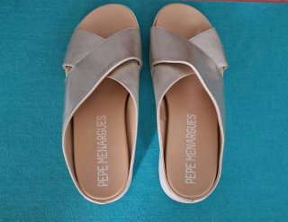 Sandalias Plataforma Pepe Menargues Plata