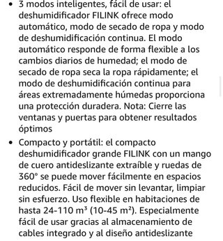 Deshumidificador FiLINK Blanco