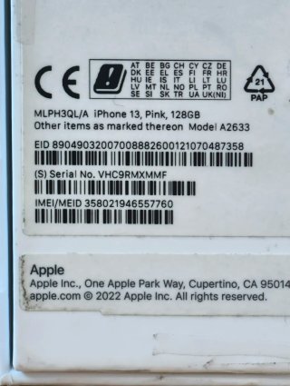 iPhone 13 128GB Rosa