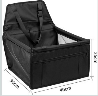 Asiento cesta Coche Mascota Negro
