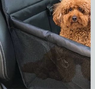 Asiento cesta Coche Mascota Negro