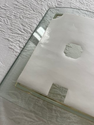 Marco de cristal para 4 fotos