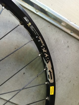 Rueda Delantera Mavic EX 823
