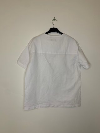 T-shirt Zara Lino Bianca Taglia M