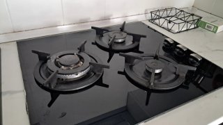 Placa de cocina gas Corberó 3 fuegos