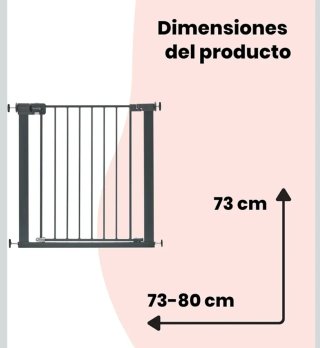 Safety 1st Easy Close Puerta de seguridad 73-80 cm