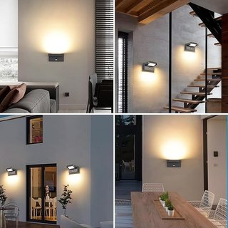 Lámpara LED Exterior 12W con Sensor IP65