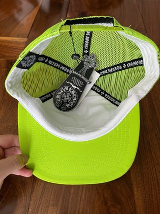 Gorra Chrome Hearts Verde y Blanca