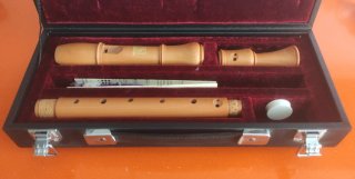 Flauta Hohner Madera Peral Alto 3 Piezas